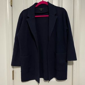 J.Crew Sophie Sweater Blazer Navy